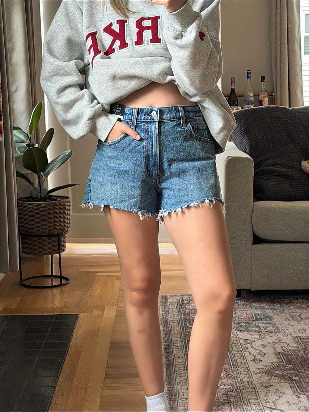 Abercrombie The '90s Relaxed Cutoff Short | Waist 27 New with Tags
